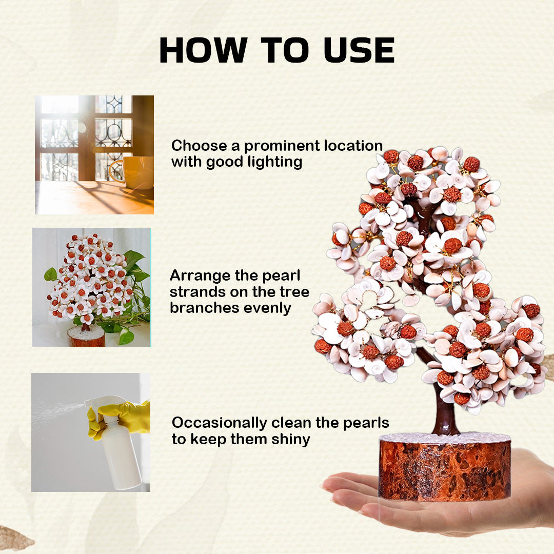Wealth, Abundance & Prosperity: Natural Gomti Chakra Crystal Tree | Home, Office, and Table Decor