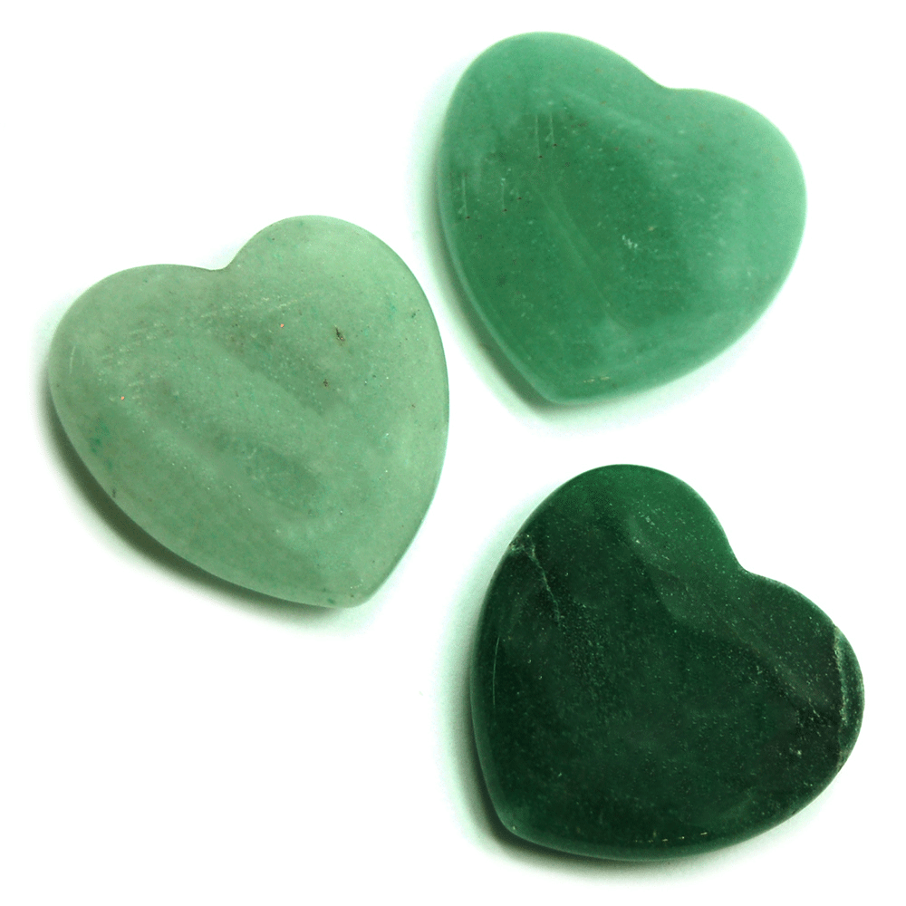 Reiki Crystal Products Natural Healing Stone Pendant Small Heart Shape Crystal Stone Pendant/Locket with Metal Chain for Reiki Healing and Crystal Healing Gemstone Size 15-20 mm Approx