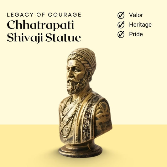 Chhatrapati Shivaji Statue – Symbol of Valor, Heritage, and Pride – Perfect for Home & Office