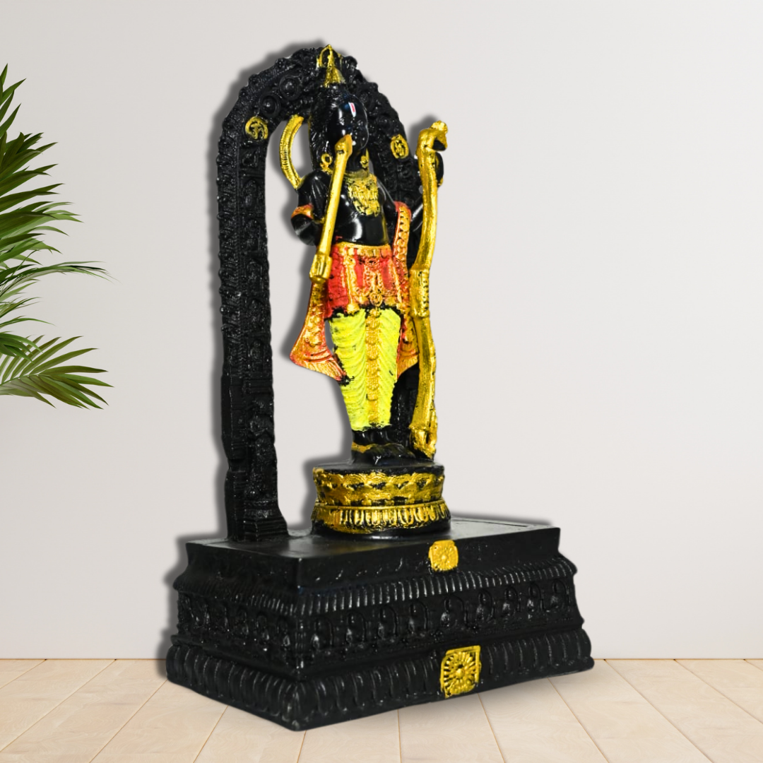 12-Inch Ram Lalla Idol for Home and Worship | Made from Polyresin with Fine Details, Ideal for Gifting