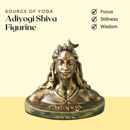 Adiyogi Shiva Figurine – Symbol of Focus, Stillness, and Wisdom – Perfect for Home Decor