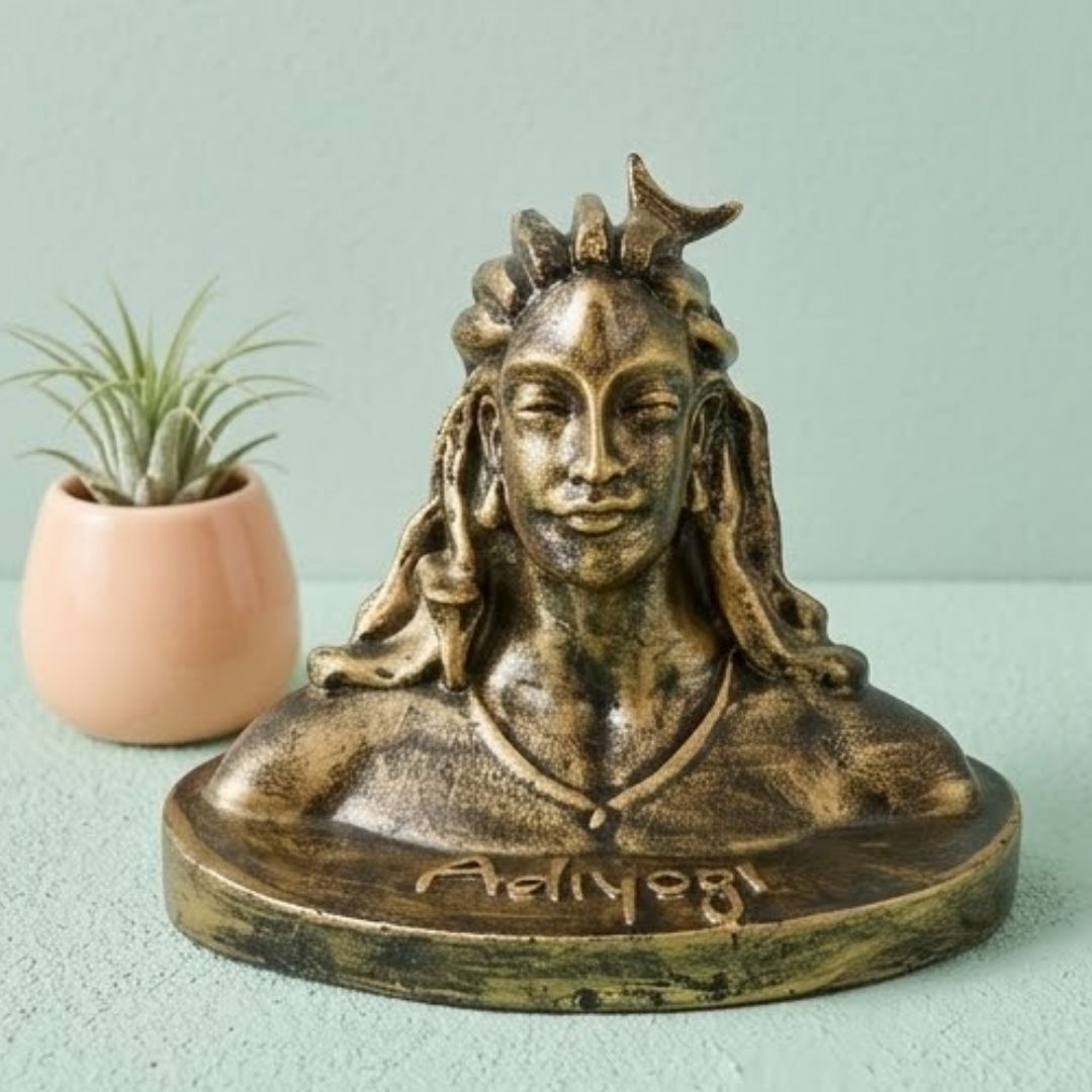 Adiyogi Shiva Figurine – Symbol of Focus, Stillness, and Wisdom – Perfect for Home Decor