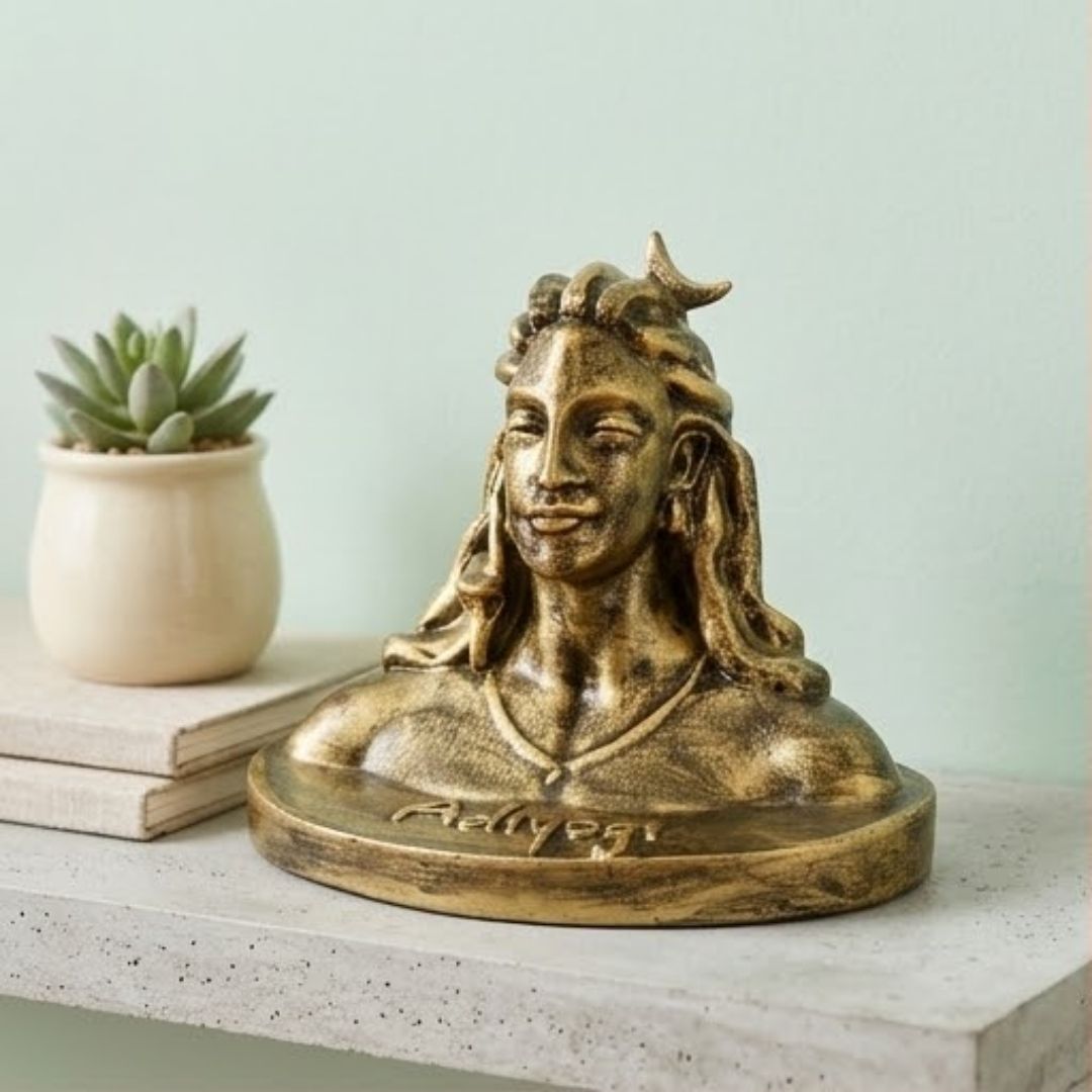 Adiyogi Shiva Figurine – Symbol of Focus, Stillness, and Wisdom – Perfect for Home Decor
