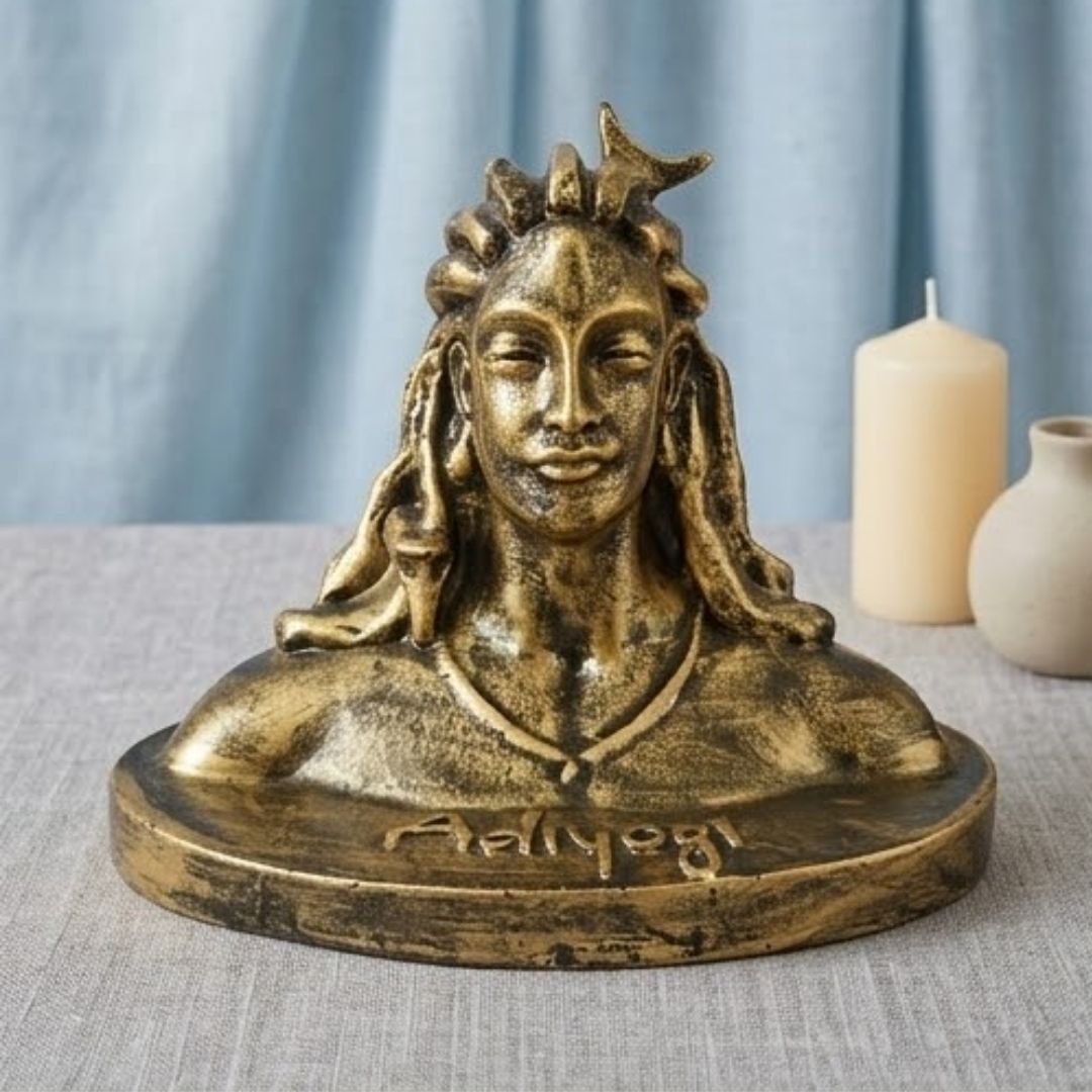Adiyogi Shiva Figurine – Symbol of Focus, Stillness, and Wisdom – Perfect for Home Decor