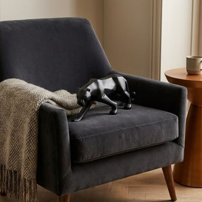 Geometric Black Panther Figurine – Symbol of Power, Elegance, and Style – Perfect for Modern Decor