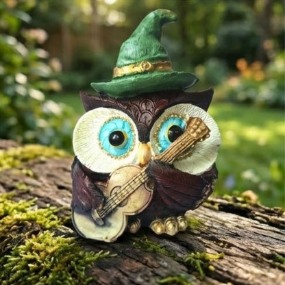 Musical Owl Figurine – Symbol of Creativity, Joy, and Unique Charm – Perfect for Home Decor