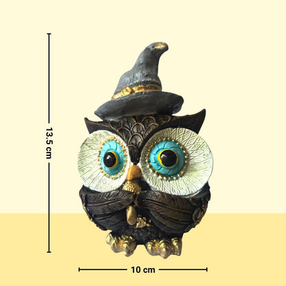 Mystic Grey Owl Figurine – Symbol of Creativity, Wisdom, and Unique Style – Perfect for Home Decor