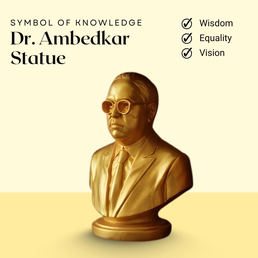 Dr. Ambedkar Statue – Symbol of Wisdom, Equality, and Vision – Perfect for Home & Office
