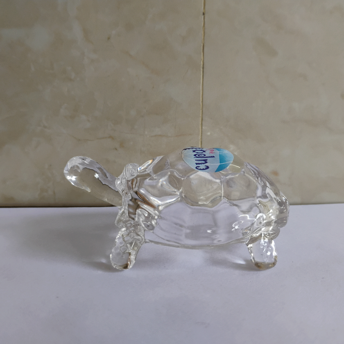 Glass Crystal Fengshui Good luck Turtle - Transparent