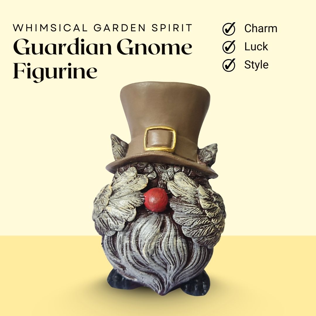 Guardian Gnome Figurine – Symbol of Charm, Luck, and Style – Perfect for Home & Garden