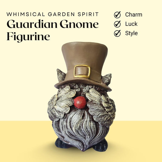 Guardian Gnome Figurine – Symbol of Charm, Luck, and Style – Perfect for Home & Garden