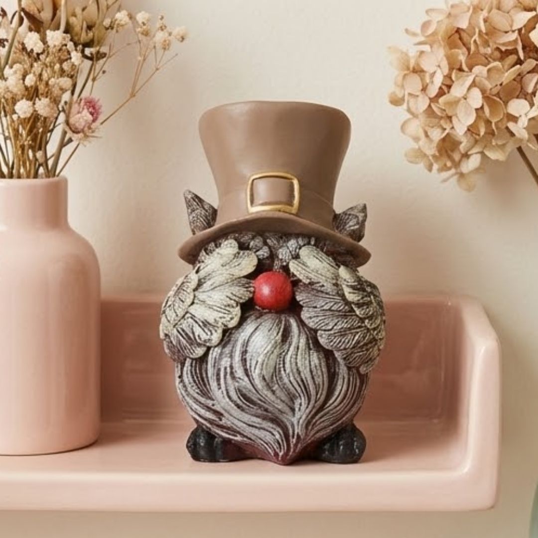Guardian Gnome Figurine – Symbol of Charm, Luck, and Style – Perfect for Home & Garden