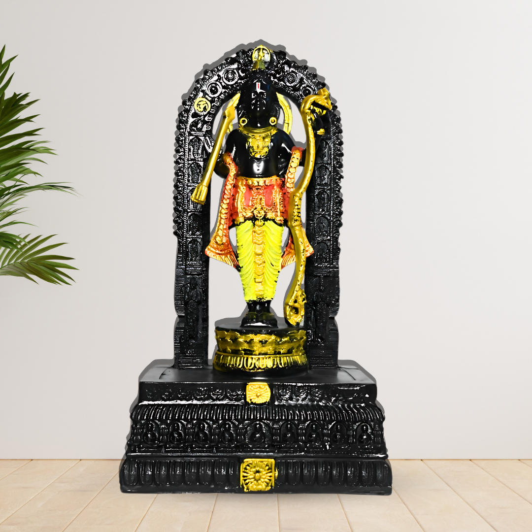 12-Inch Ram Lalla Idol for Home and Worship | Made from Polyresin with Fine Details, Ideal for Gifting