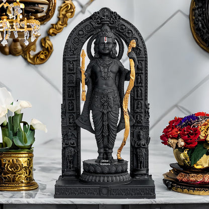 Handcrafted Ram Lalla Idol - Premium Hard Resin Murti for Spiritual Home Decor, Meditation, and Meaningful Gifting