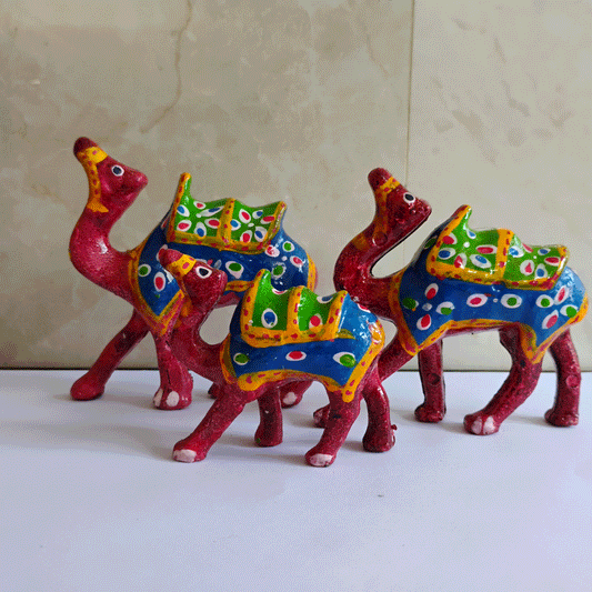 Jaipuri Famous Royal Ethnic Art Decor Piece - Pack of 3