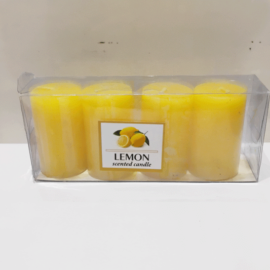 Candle Coloured Pack For Decoration and Gifting - Yellow